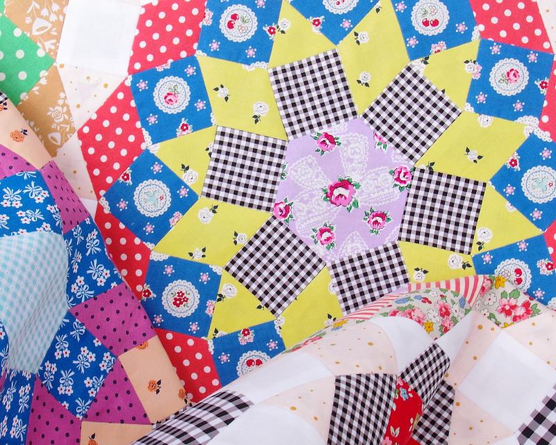 Mandolin Quilt Tales of Cloth Quilt Club 2018 Part 2 Red Pepper